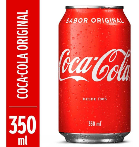 Kit 4 Refrigerante Coca-cola Lata 350ml 1