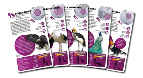 Luminias- Aves - Juego De Cartas 1