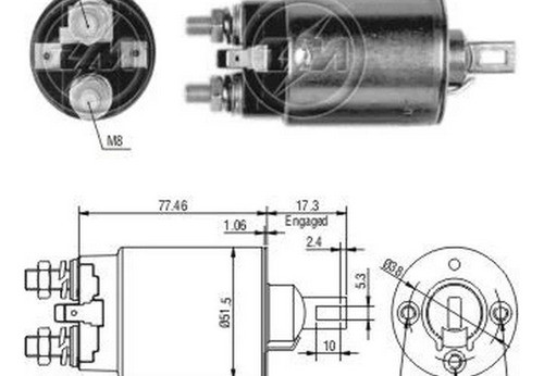 Solenoide O Automatico De Arranque Zm 690 0