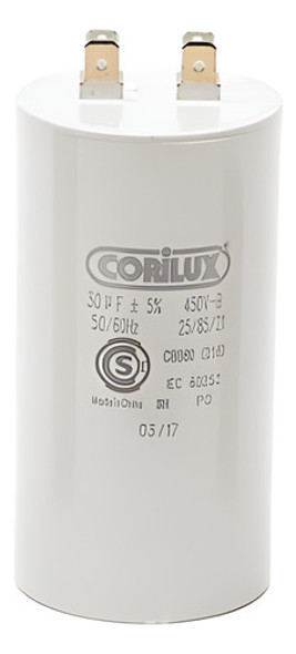 Capacitor Monof. 18mf. 450 Vac Marcha Continua Corilux 0