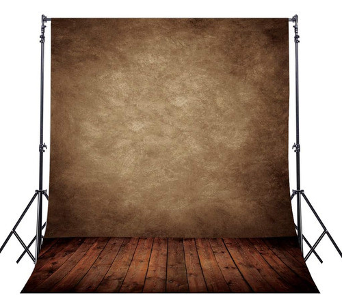 5x7ft Pared Marrón Madera Piso Fotografía Abstracta Fondo Fo 1