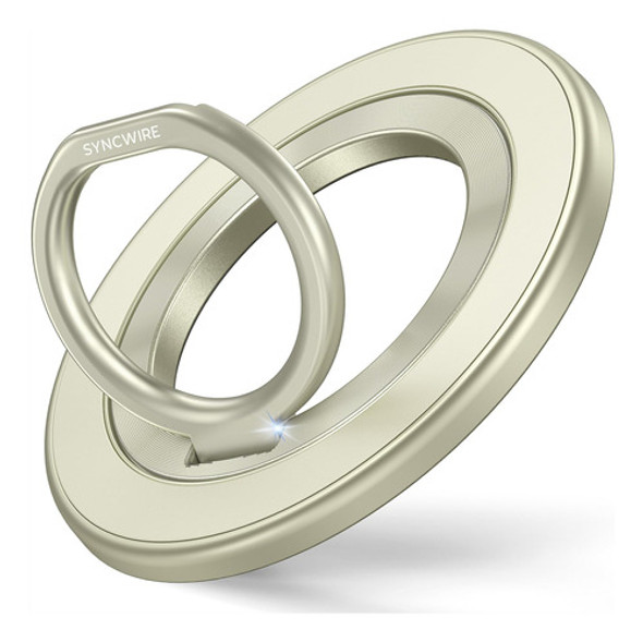 Soporte Magnetico De Anillo Para Celular Plateado 0