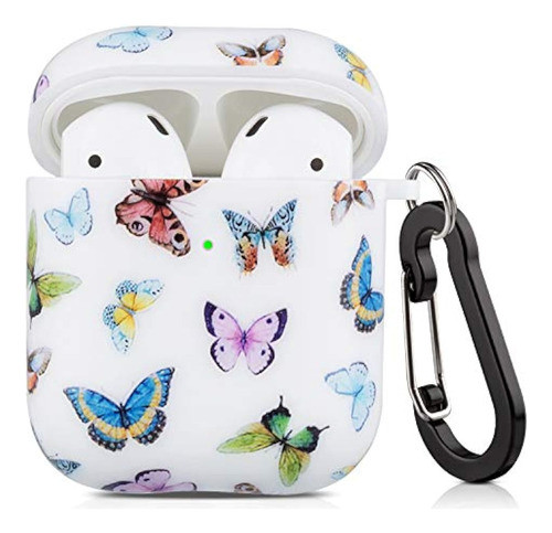 Cutebricase - Funda Para AirPods De Mariposa, 0