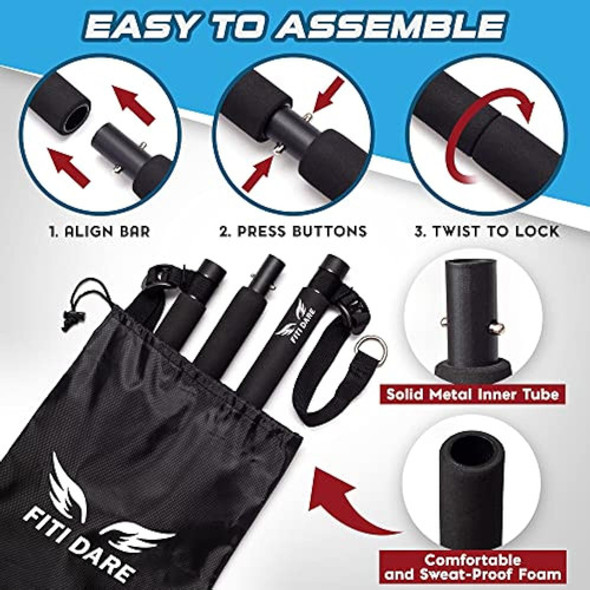 Kit De Barra De Pilates Portátil Fiti Dare Con Banda De Resi 1 Kit De Barra De Pilates Portátil Fiti Dare Con Banda De Resi 1