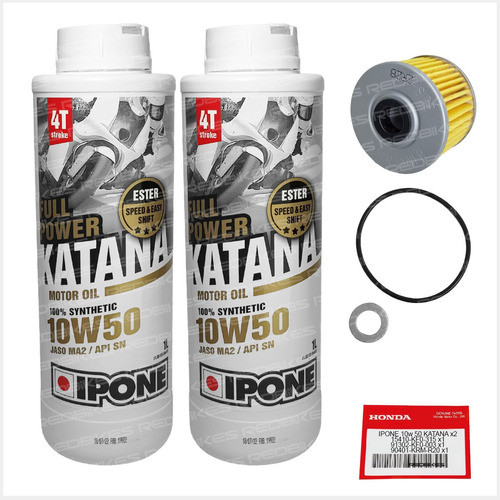 Kit Service Honda Xre 300 Aceite Ipone Katana 10w50 Original 0