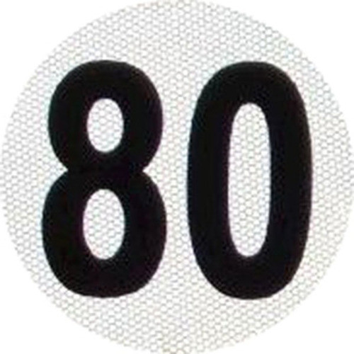 Circulo Reflectivo De Velocidad Maxima 80 Racirculo080 0