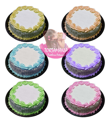 Tortas De Cumpleaños En Merengue. (leer  Descripción) 1