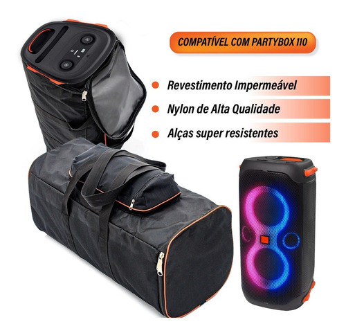 Case Bolsa Bag Compatível Jbl Partybox 110 Sem Espuma Promo 1