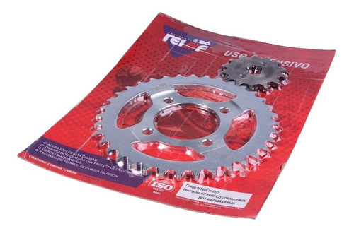 Kit corona Y Piñon Reinf c23 Motomel C 110 Dlx (36/14-428) 1