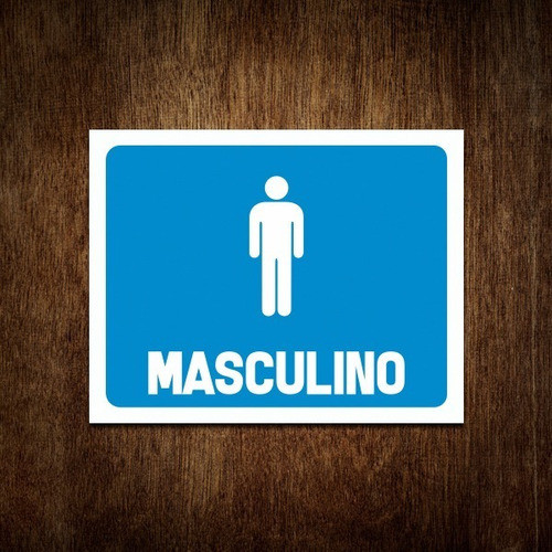 Kit 2 Placas De Banheiro - Masculino E Feminino 1