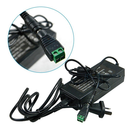Fuente Switching 12v 5a + Conector Hembra  Mayorled 0