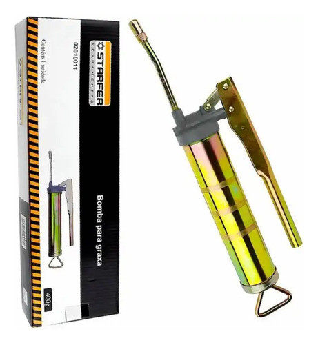 Bomba De Graxa Graxeira Manual Engraxadeira 400g Starfer 0