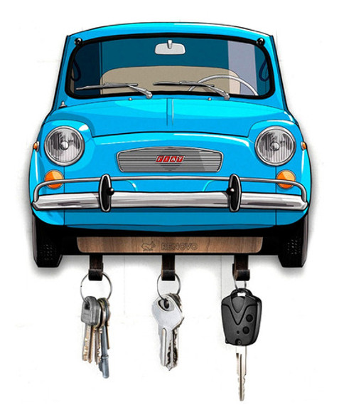 Portallaves Fiat 600 Fitito Auto Clasico Decorativo 0