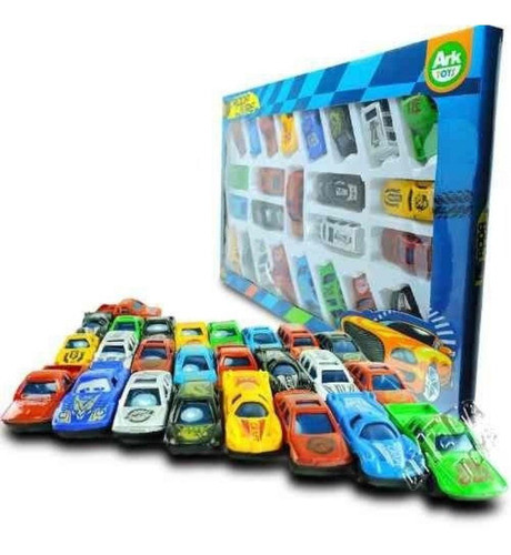 Kit De 20 Carrinhos Em Miniatura Roda Livre Ark Toys 0