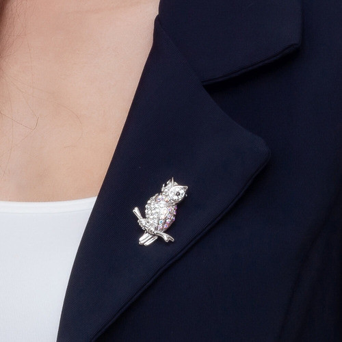 Broche Strass Coruja Akasaki Brg0017 1