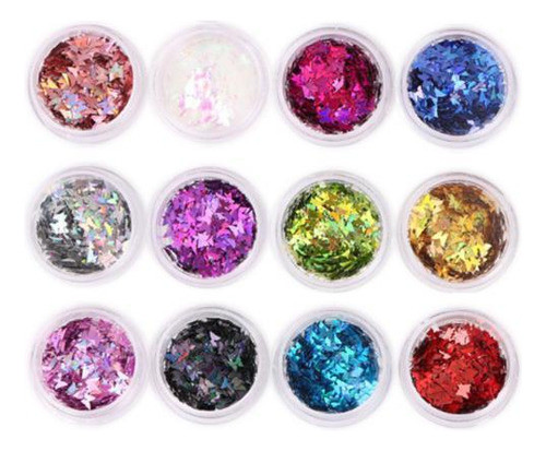 Corações De Lantejoulas Para Nail Art 2 Peças 0