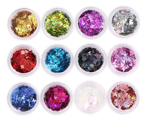 Corações De Lantejoulas Para Nail Art 2 Peças 1