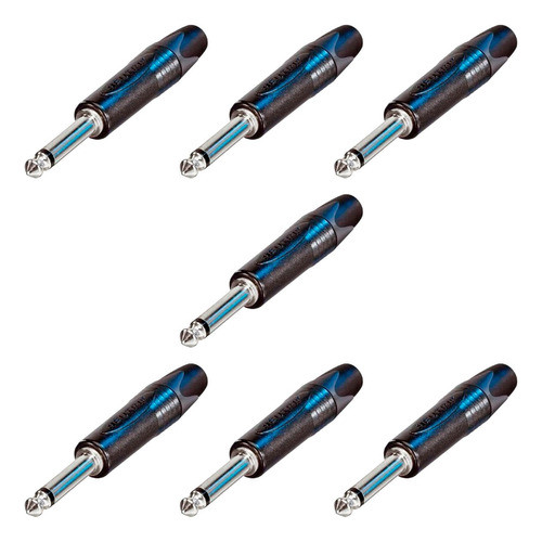07 Plugs Conector P10 Mono Preto Neutrik Np2x-bag 0