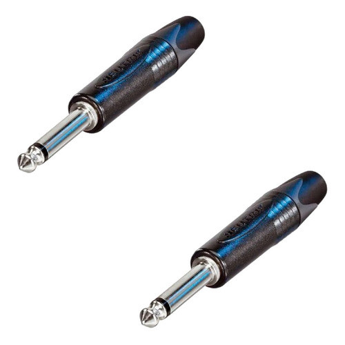 07 Plugs Conector P10 Mono Preto Neutrik Np2x-bag 1