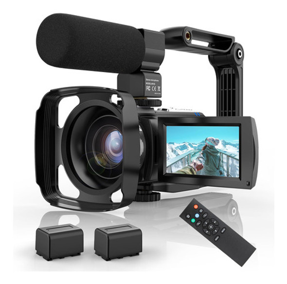Cámara De Video Full Hd 36mp, Zoom 16x, Visión Nocturna, Mic 0
