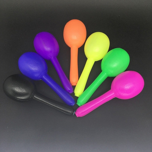 10  Maraca De Plástico Colorida - Melhor Preço! 1