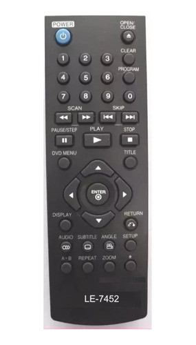 Controle Remoto Para Dvd Dv256k Dv276k Dv288k 1