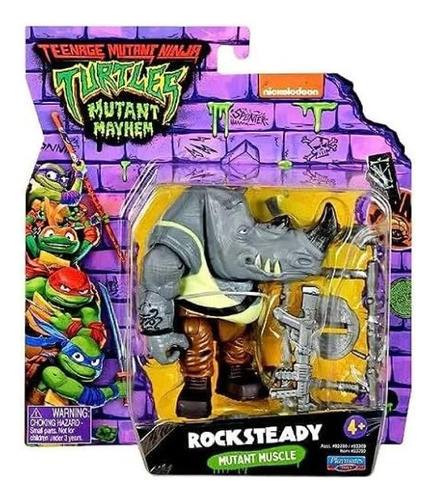 Funrise Tmnt Mutant Mayhem Rocksteady 83269 0