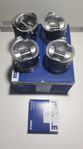 Pistones (juego X4) Vw Nafta 1.8 ...97 Std Con Aros Mahle 0