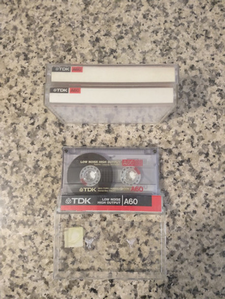 Cassette De Audio Tdk A 60 Minutos. Impecable!. Oferton!! 0