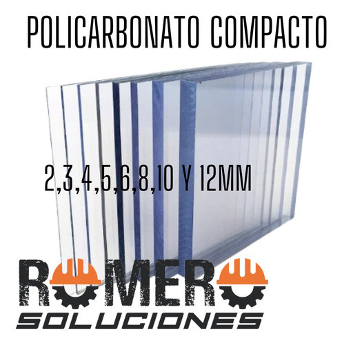 Placa Policarbonato Compacto Plazit Polygal 3mm X 1.22x 2.44 1