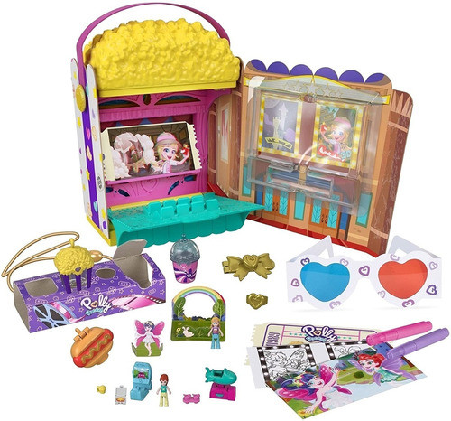Muñeca Polly Pocket Un-box-it Playset 0