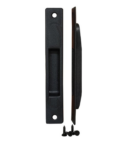 Cubeta Tirador Negro 16cm Ventana Corrediza Aluminio X2 0
