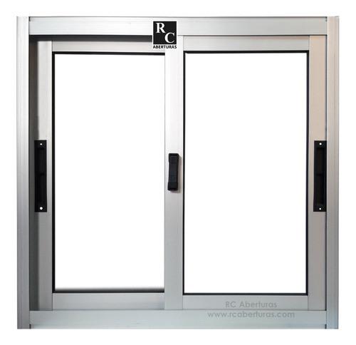 Cubeta Tirador Negro 16cm Ventana Corrediza Aluminio X2 1