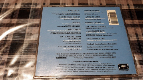 Sleepless In Seattle - Banda Sonora - Celine Dion - Cd Impor 1