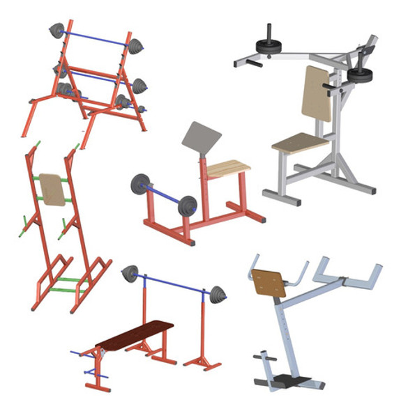 95 Projetos Para Construir Máquinas De Musculação Fitness 1