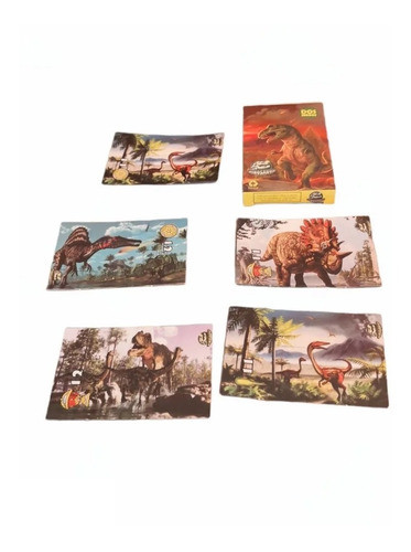 Naipes Dinosaurios X20 Mazos Souvenir Cartas Españolas 0
