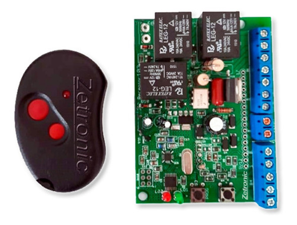 Placa Zetronic Orig. Universal Portón Levadizo C/ 2 Remotos 1