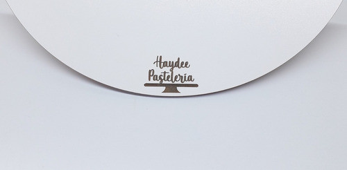 Bases Para Torta Grabadas Con Logo-30 De 20cm. + 20 De 25cm. 1