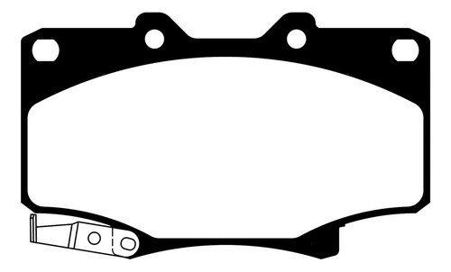 Pastillas De Freno Para Toyota Hilux 3.0 3.0 D/cab 4x4 Sr 20 0