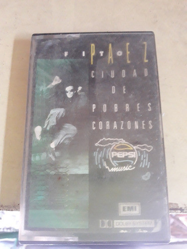 Antiguo Cassette De Fito Páez Ciudad De Pobres Corazones 0