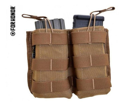 Porta Carregador Fuzil Duplo For Honor Cordura 1000 Coyote 0