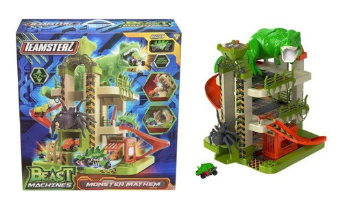 Garage Con Auto Teamsterz Beast Machines Monster Wabro 4161 0