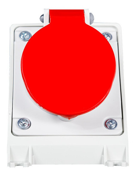 Toma Industrial De Sobreponer De 16a H6 3p+ T 380/440v Ip44 0