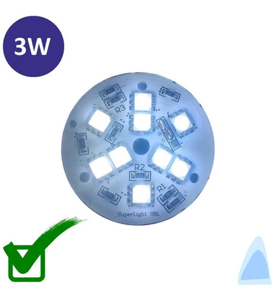 Placa Led Resinada 45mm Repuesto Luz Pileta Blanca Fria 0 Placa Led Resinada 45mm Repuesto Luz Pileta Blanca Fria 0
