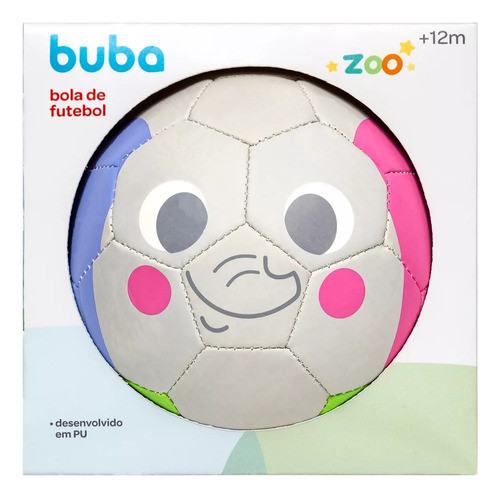 Bola De Futebol Tamanho Mini Bubazoo Elefante Infantil Buba 1