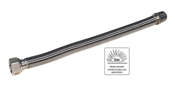 Flexible Aprobado Para Gas Natural 1/2 X 30cm Latynflex 1