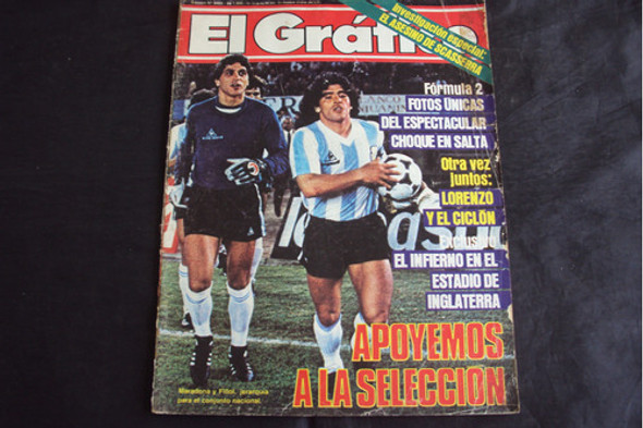 Revista El Grafico # 3423 - Tapa Argentina Maradona Fillol 0