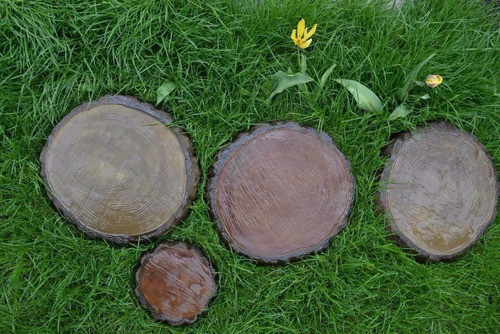 Caminero De Hormigon Simil Rolo De Madera 1