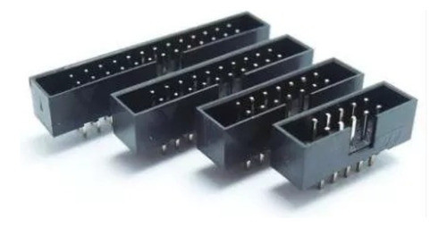 10 Peças - Conector Box Header Ds1013- 40p 180º Pci 0