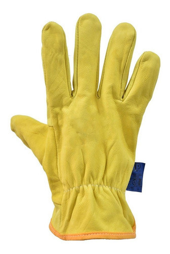 Guante Lincoln Vaqueta Elastizado De Pascale Amarillo 0